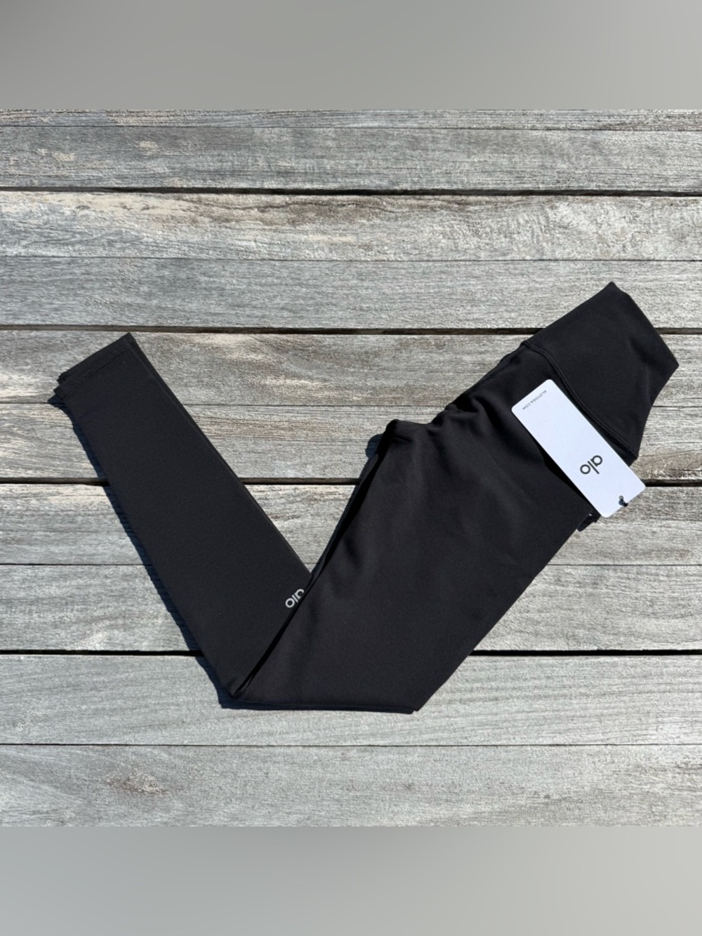 ALO High Waist Airbrush Legging in Black‎ SIZE XS NWT